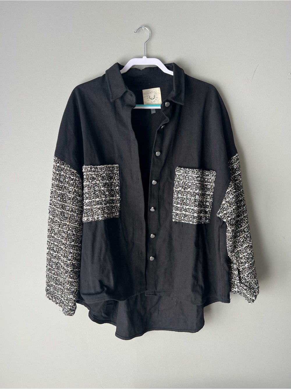 Fantastic Fawn Black Shacket